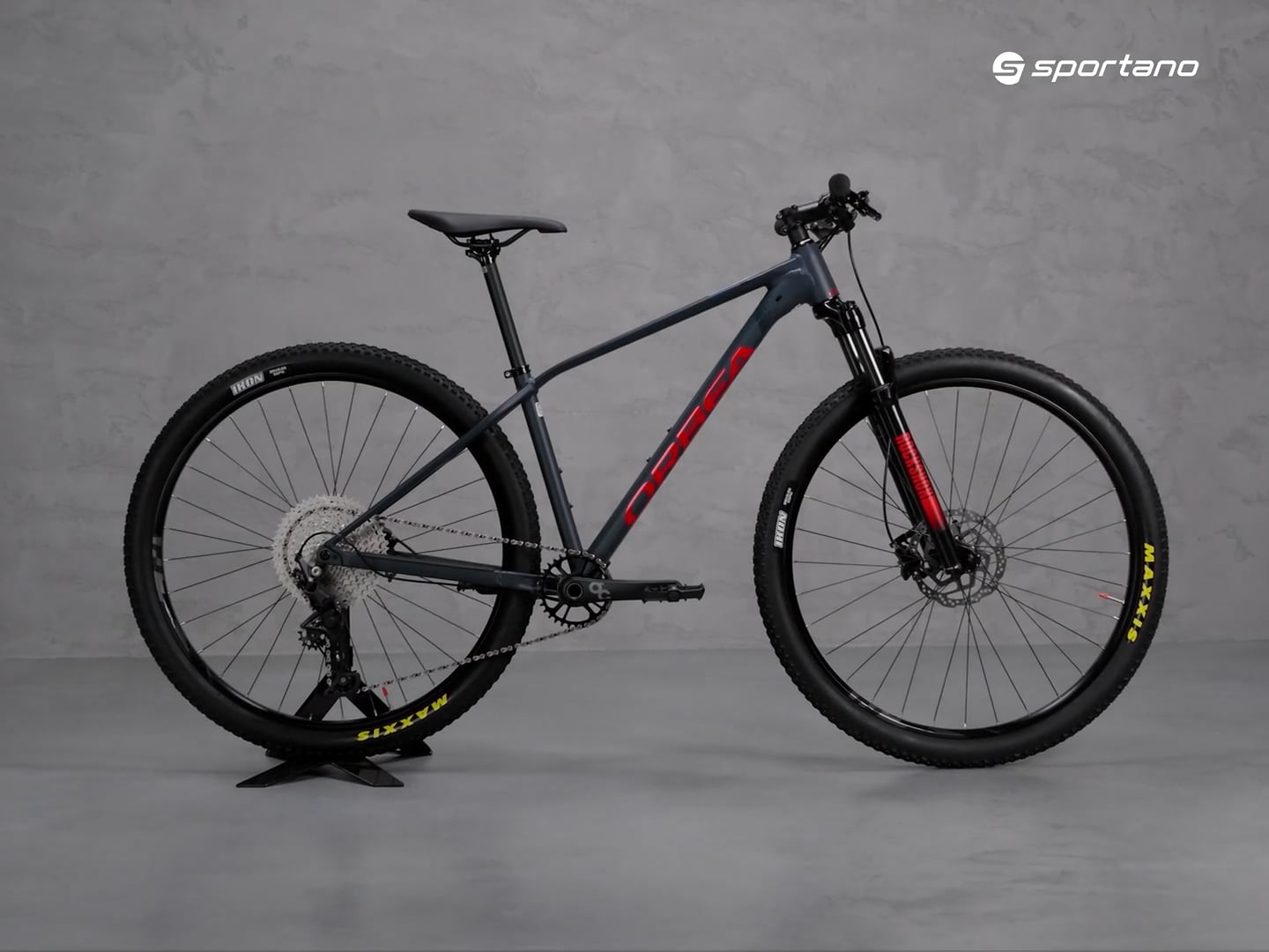 Orbea Alma H50 mėlynas/raudonas kalnų dviratis L22016L1