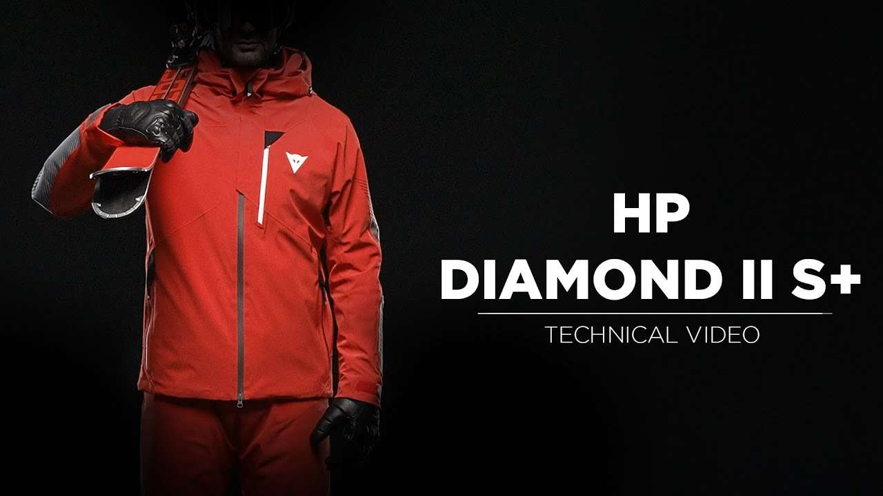 Vyriška slidinėjimo striukė Dainese Hp Diamond II S+ fire red